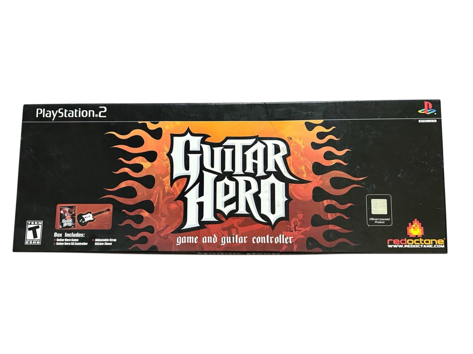Original Guitar Hero PlayStation 2 Guitar + Game Bundle in Original Box - Tested Original Guitar Hero PlayStation 2 Guitar + Game Bundle in Original Box - Tested
