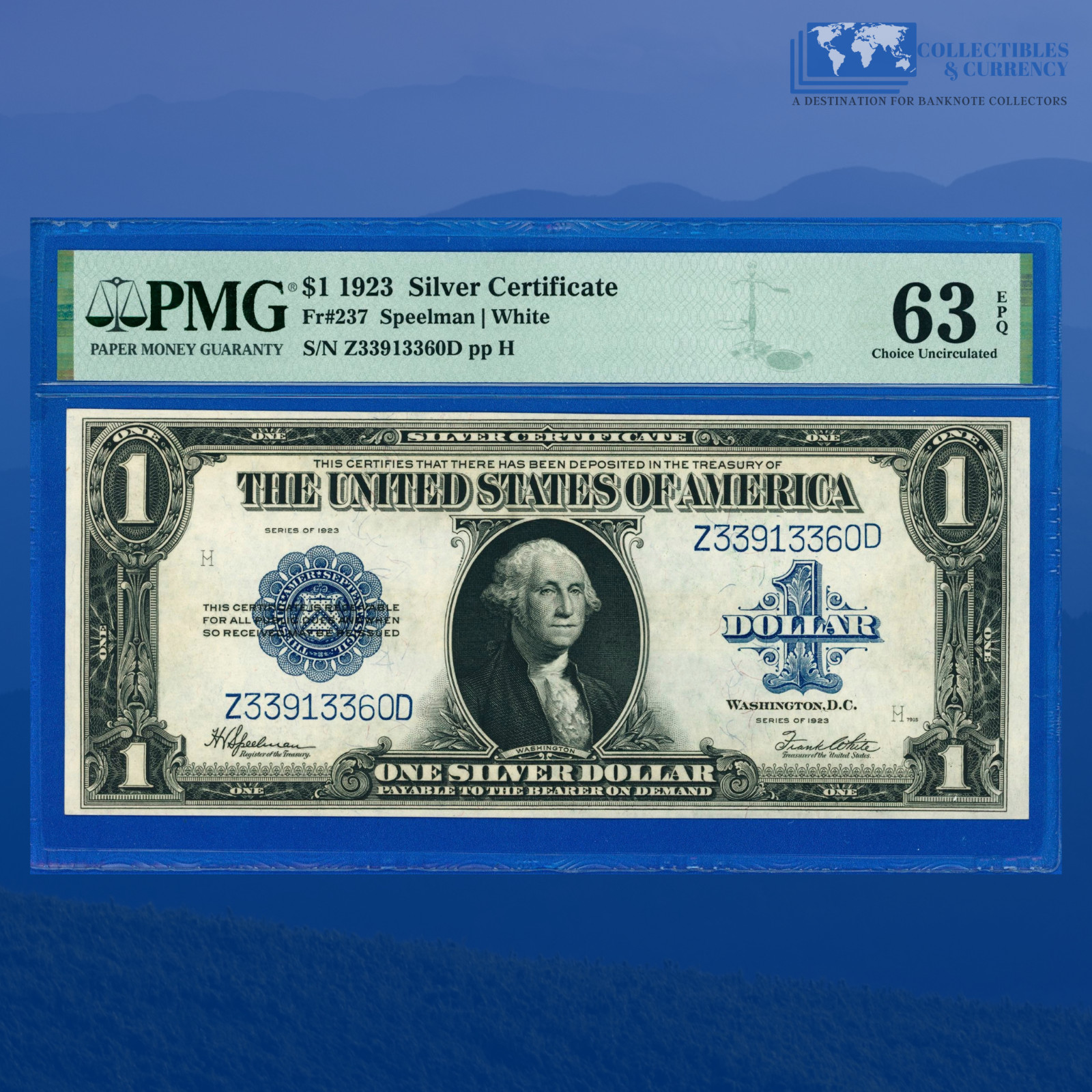 Fr.237 1923 $1 Silver Certificate Large Size \ Fr.237 1923 $1 Silver Certificate Large Size \