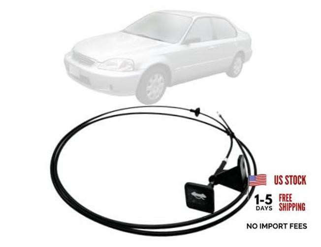 APA Replacement Hood Release Cable with Handle for Honda Civic 1996 - 2000
