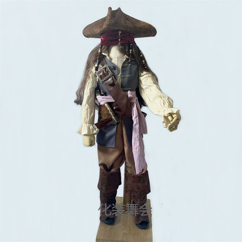 Jack Sparrow Costume Kids Pirates Cosplay Outfits Halloween Jack Sparrow Costume Kids Pirates Cosplay Outfits Halloween