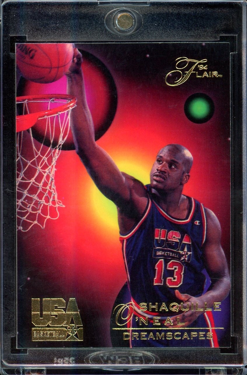 1994 Flair USA #80 Shaquille O\'Neal Dreamscapes