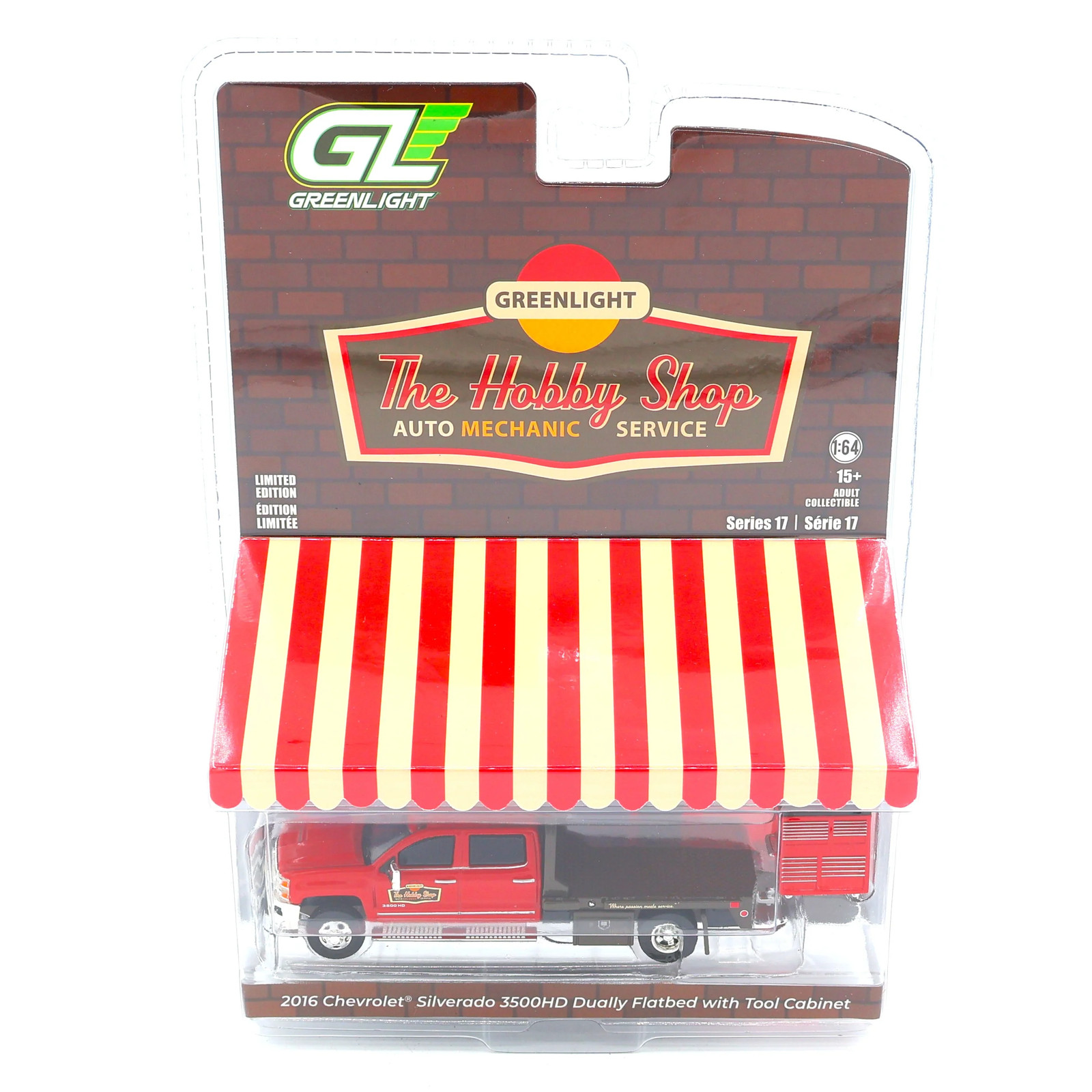 Greenlight 2016 Chevrolet Silverado 3500HD Hobby Shop Series 17 1:64 Diecast