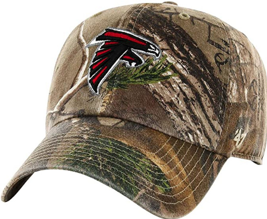 47 Brand Atlanta Falcons NFL Realtree Camo Clean Up Cap, One Size 47 Brand Atlanta Falcons NFL Realtree Camo Clean Up Cap, One Size