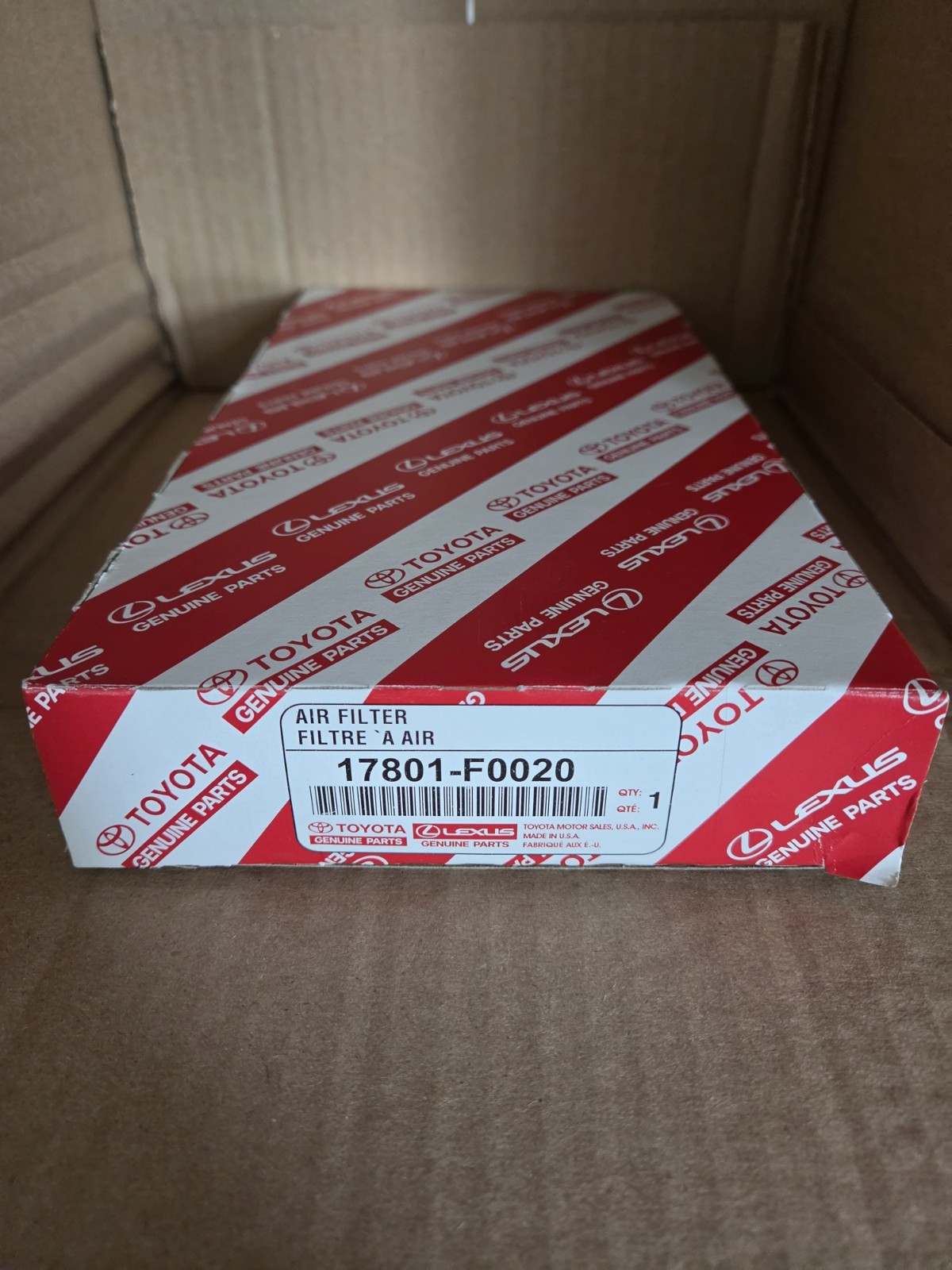 17801-F0020 New Toyota Genuine Air Filter Element 17801-F0020 New Toyota Genuine Air Filter Element