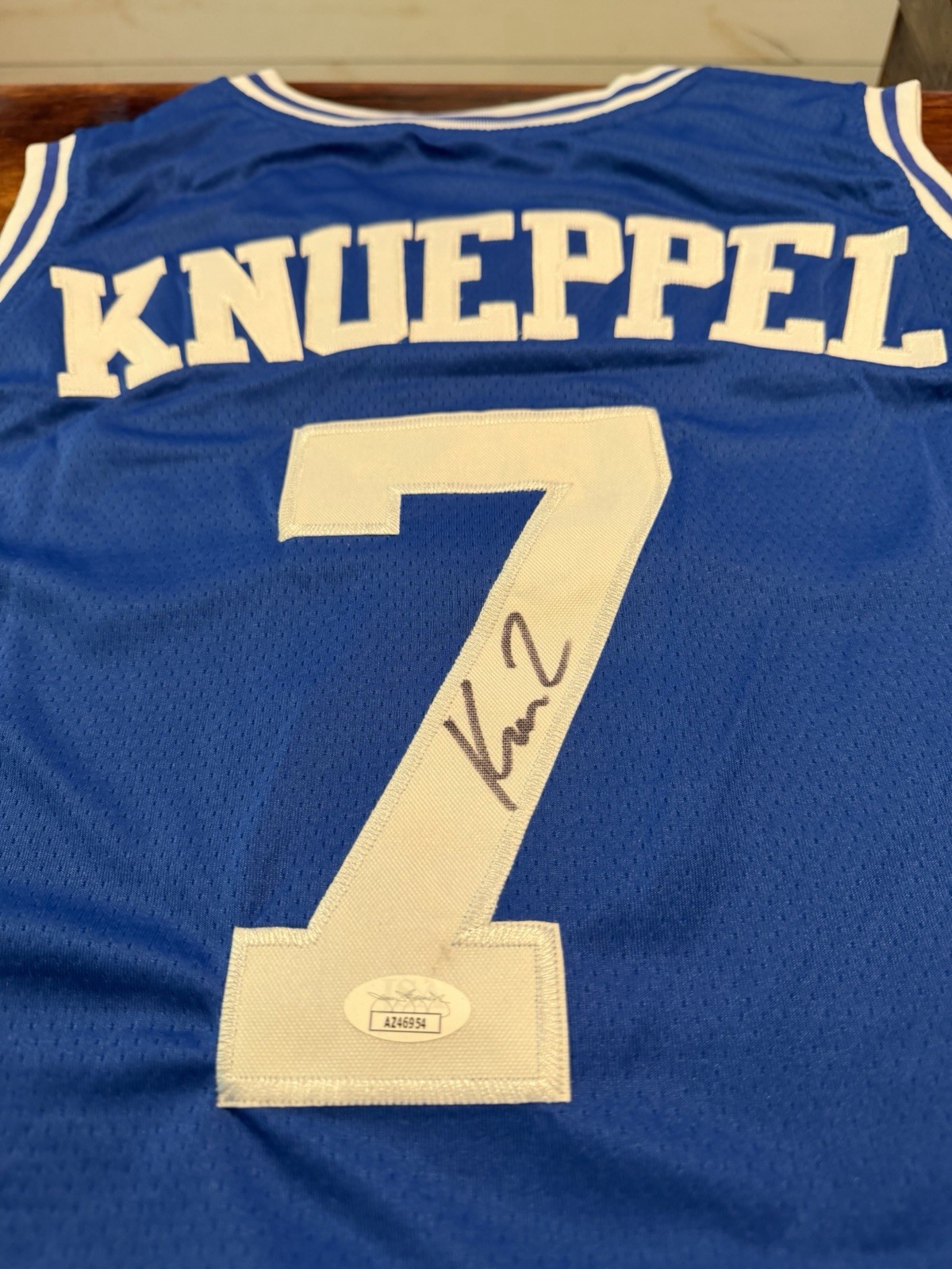 Kon Knueppel Signed Duke Blue Devils Nike Jersey XL JSA Authenticated