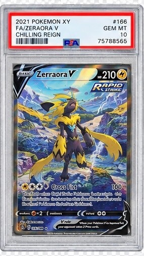 2021 Pokemon FA/Zeraora V PSA 10 2021 Pokemon FA/Zeraora V PSA 10