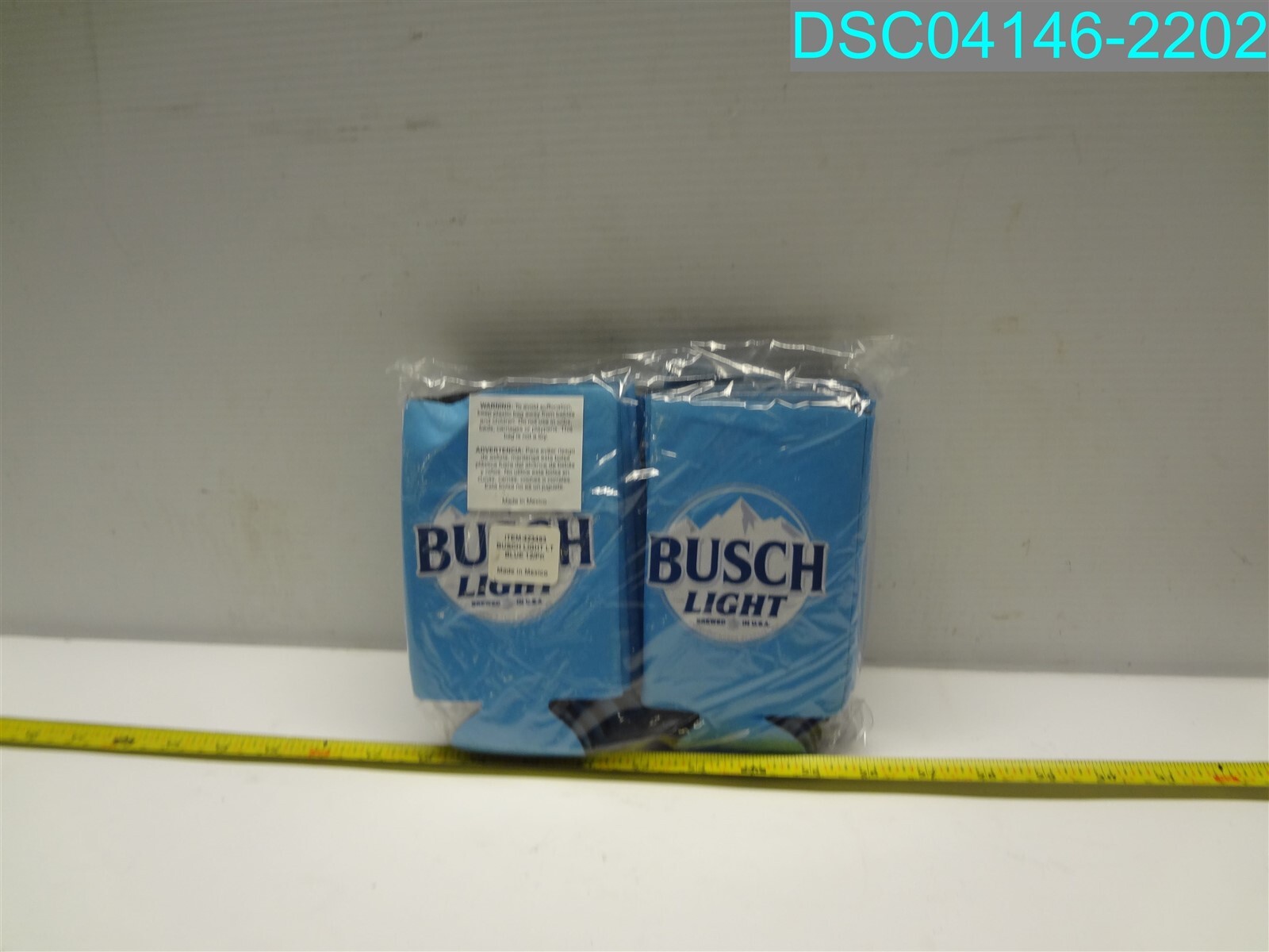 QTY=10 PKS OF 12: Busch Light Beer Koozie Cooler 423493