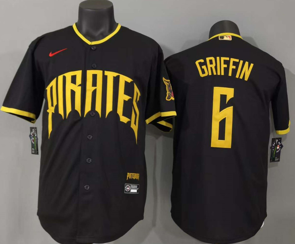 Pittsburgh Pirates 2026 City Connect Baseball Black Jersey S-3XL NWT Pittsburgh Pirates 2026 City Connect Baseball Black Jersey S-3XL NWT