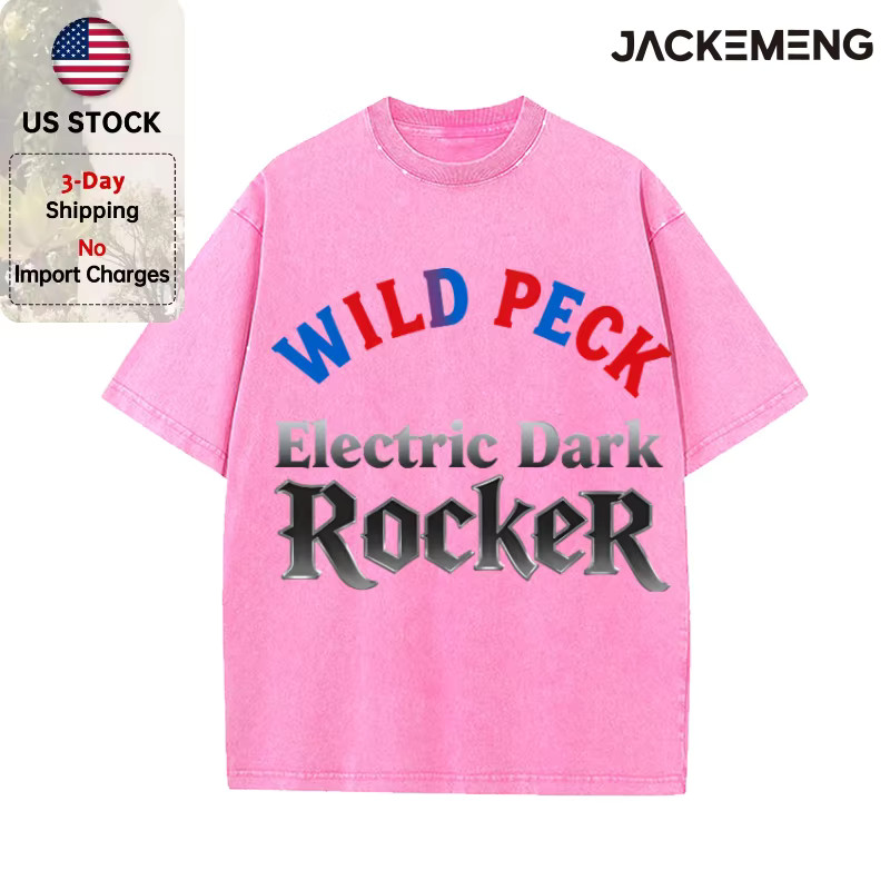 Y2K Oversized Washed Gothic Rock Graphic Tee Vintage Grunge Streetwear T-Shirt