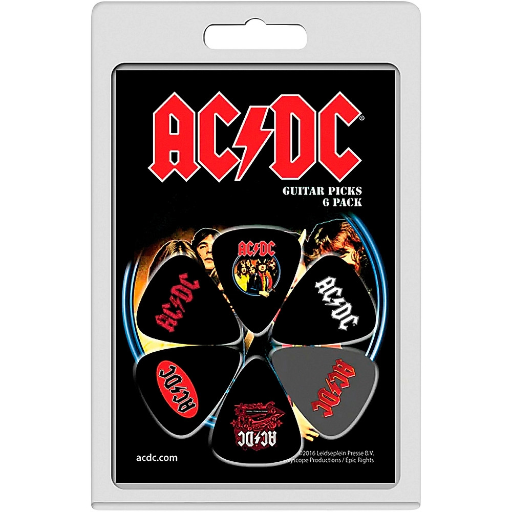 Perri\'s ACDC Guitar Pick 6Pack .71 mm 6 Pack