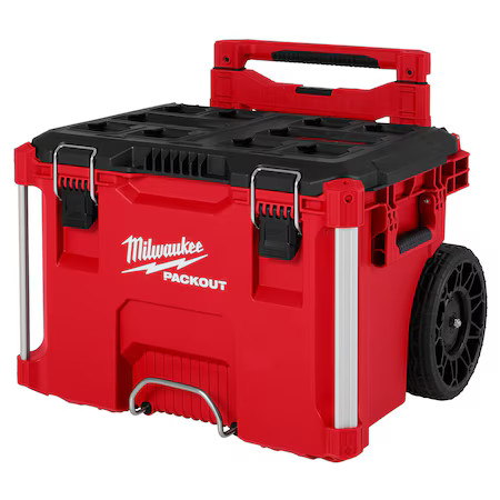 Milwaukee Tool 48-22-8427 Packout Rolling Tool Box, 22 In L X 19 In W X 29 In Milwaukee Tool 48-22-8427 Packout Rolling Tool Box, 22 In L X 19 In W X 29 In
