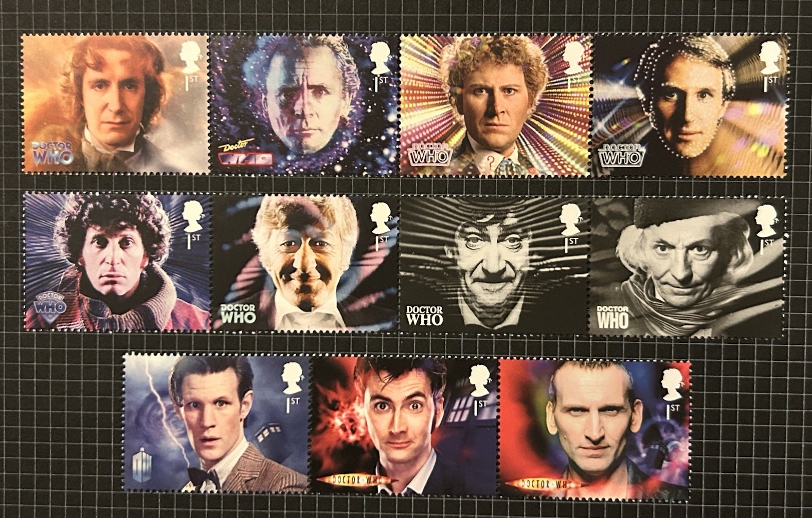 QE GB 2013 Doctor Who Set Unmounted Mint, Sg3437-47