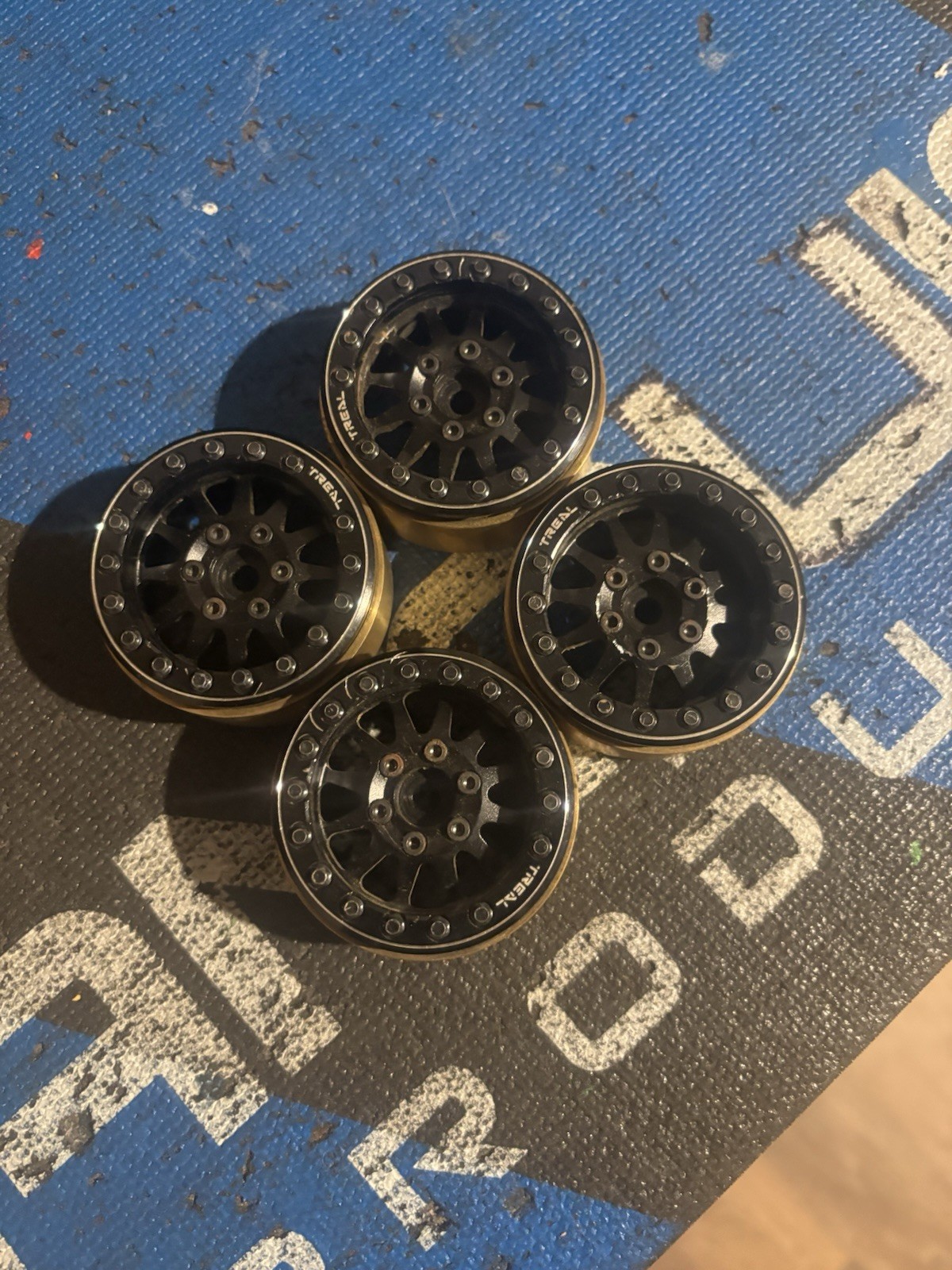 Treal Hobby Brass Beadlock Wheel Rings 1.9\ Treal Hobby Brass Beadlock Wheel Rings 1.9\