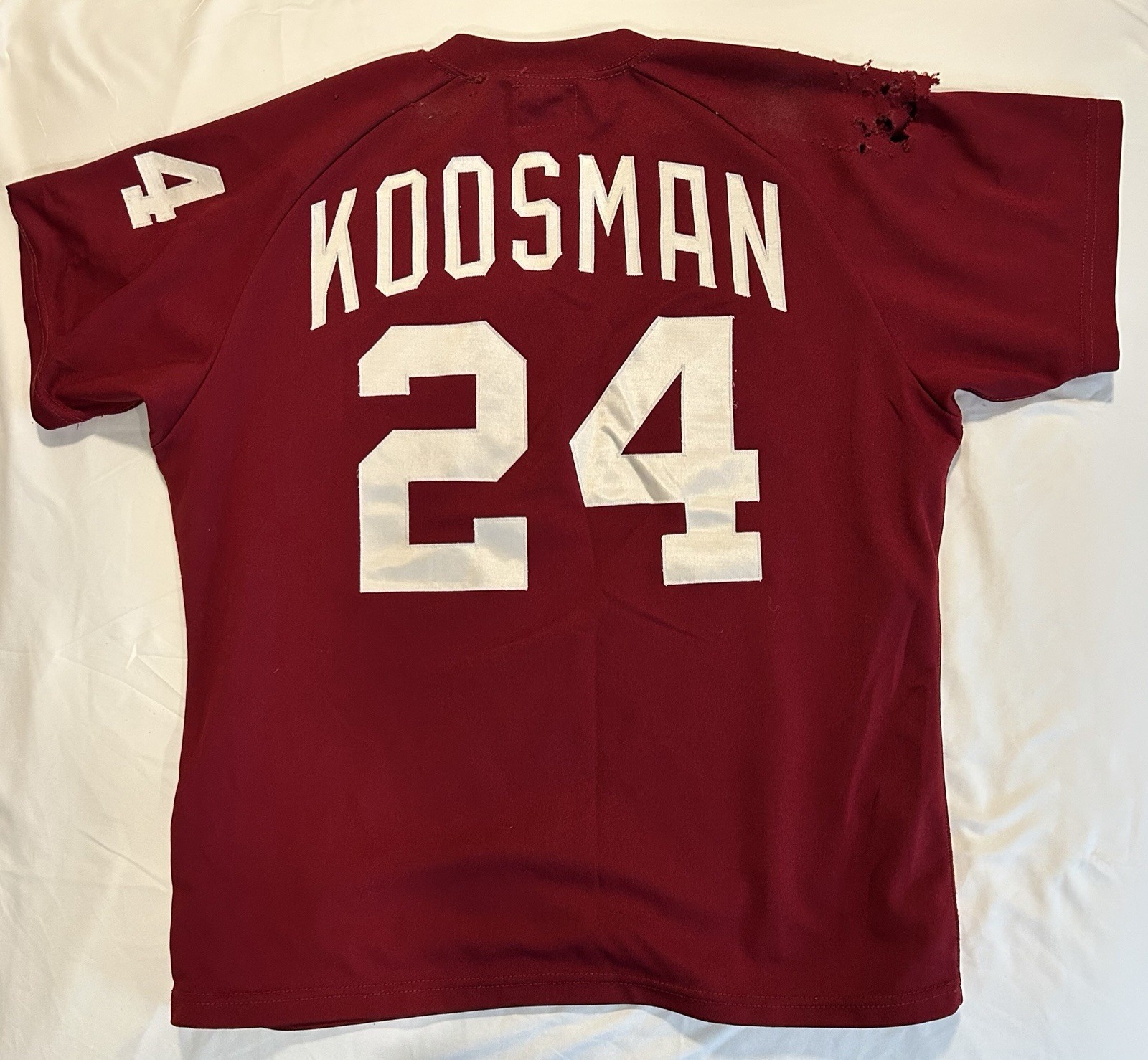 Jerry Koosman Personal Collection: Final Game Worn Jersey Phillies 1985 w/ LOP