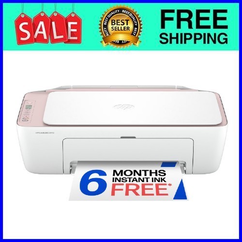 HP DeskJet 2942 Wireless All-in-One Inkjet Printer Pale Rose Fast Ship USA HP DeskJet 2942 Wireless All-in-One Inkjet Printer Pale Rose Fast Ship USA