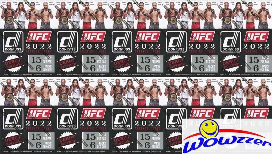 (10) 2022 Panini Donruss UFC EXCLUSIVE HUGE Factory Sealed Blaster Box