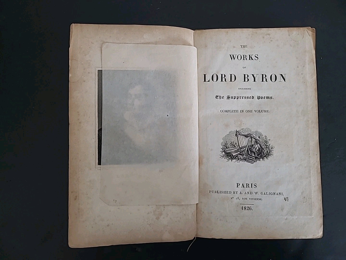 1826 Lord Byron Works Including Suppressed Poems Original 1826 Paris Edition 1826 Lord Byron Works Including Suppressed Poems Original 1826 Paris Edition
