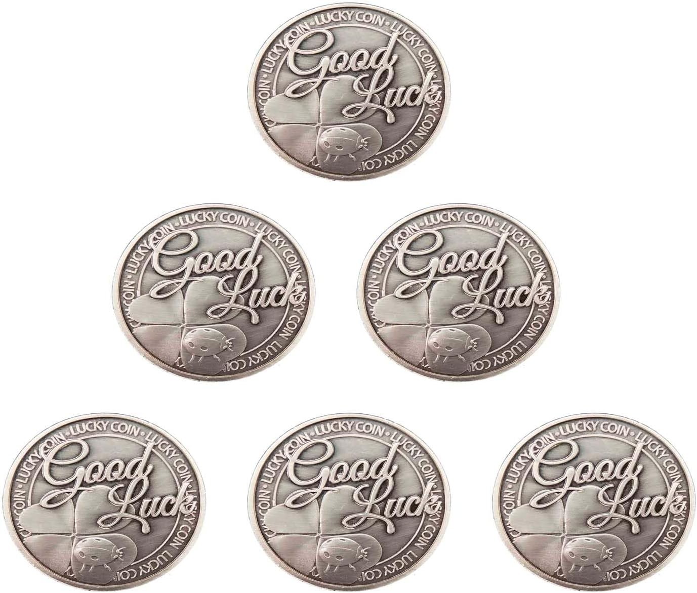 6PCSLucky Coins Bring Good Luck to People, Good Luck Gifts for Friends and Relat 6PCSLucky Coins Bring Good Luck to People, Good Luck Gifts for Friends and Relat