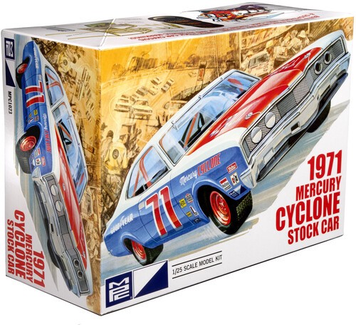MPC 1971 Mercury Cyclone Stock Car 1/25 Scale Model Kit [New Toy]