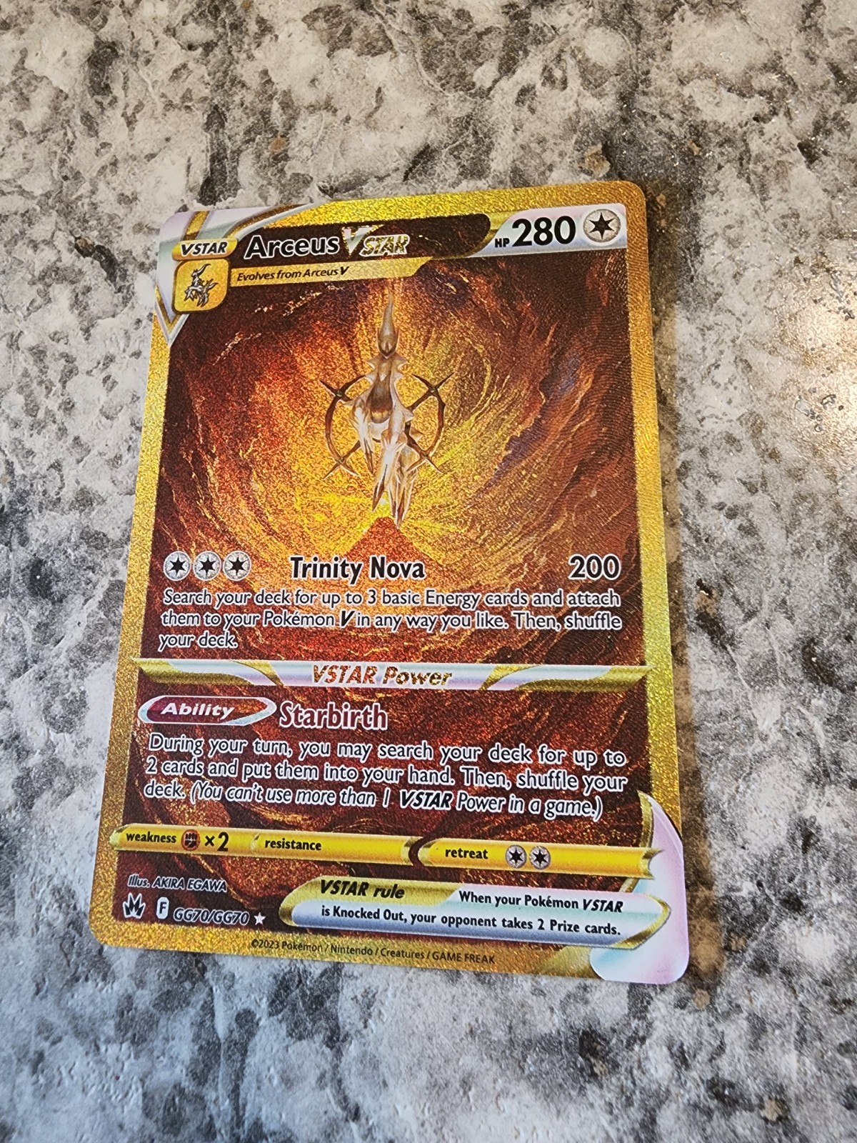 Arceus VSTAR GG70 Crown Zenith Arceus VSTAR GG70 Crown Zenith