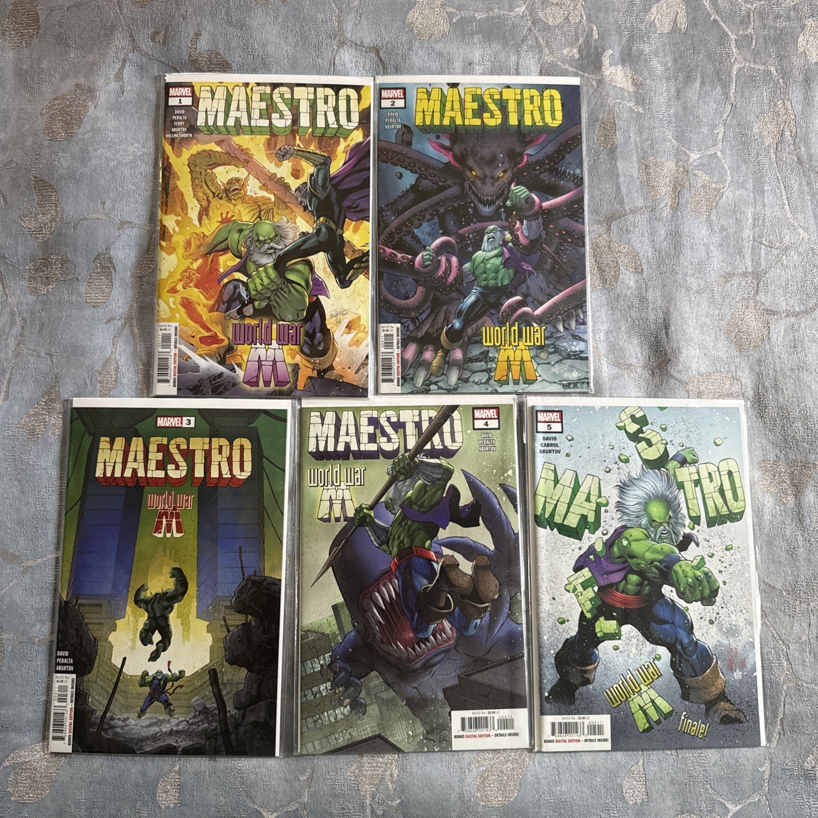 Maestro World War M Issues 1-5 Marvel Complete Lot Run Maestro World War M Issues 1-5 Marvel Complete Lot Run