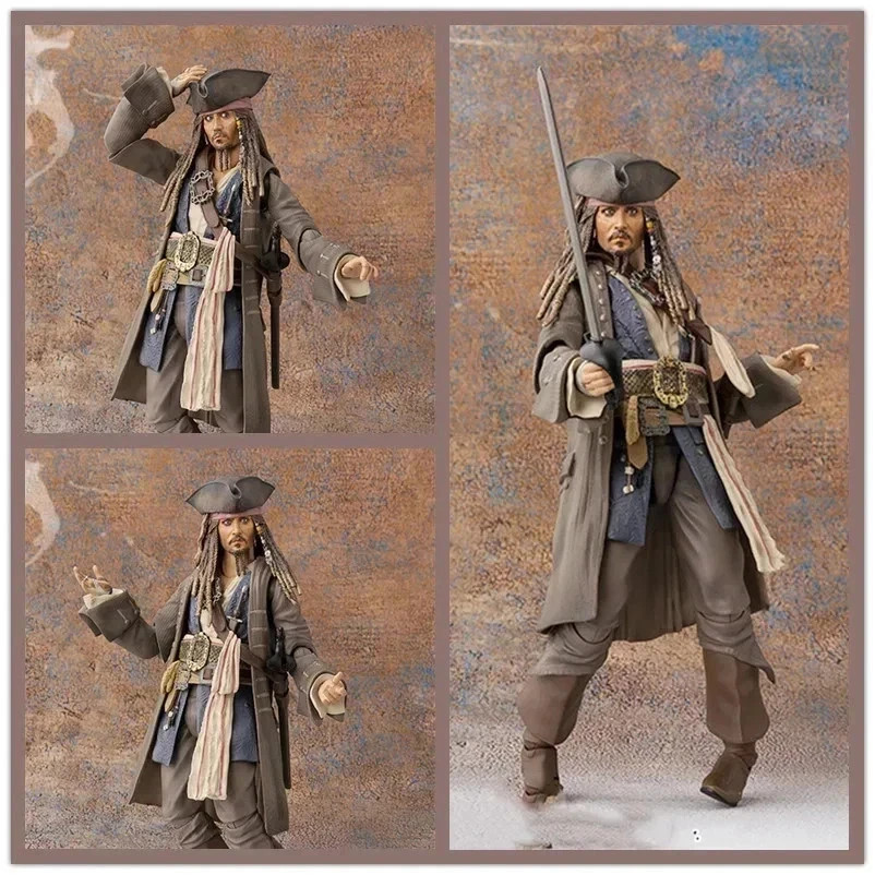 SHFiguarts Captain Jack Sparrow Action Figure Collectible Toy SHFiguarts Captain Jack Sparrow Action Figure Collectible Toy