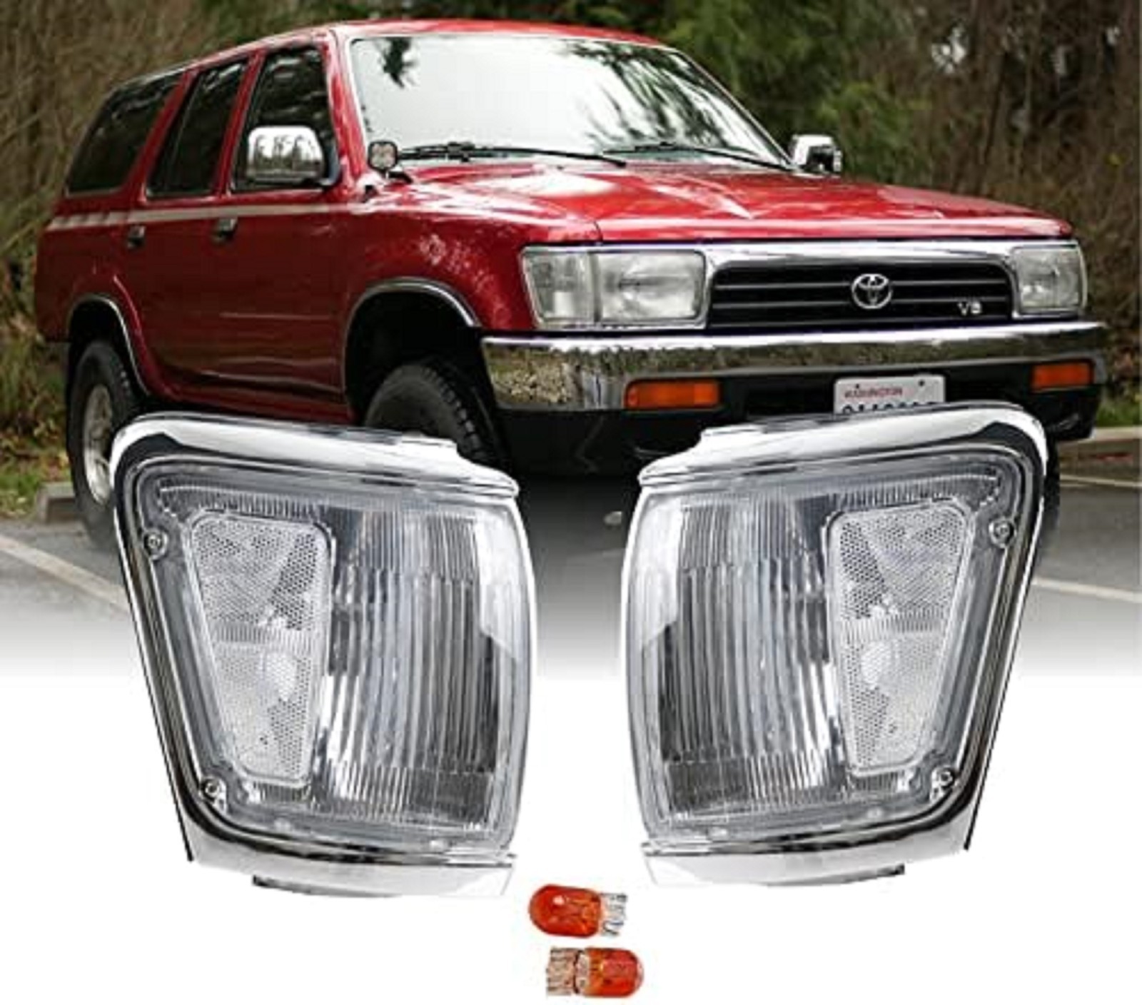 USR DEPO 92-95 4Runner Corner Lights - Front Cornering Parking Turn Signal Lamp USR DEPO 92-95 4Runner Corner Lights - Front Cornering Parking Turn Signal Lamp