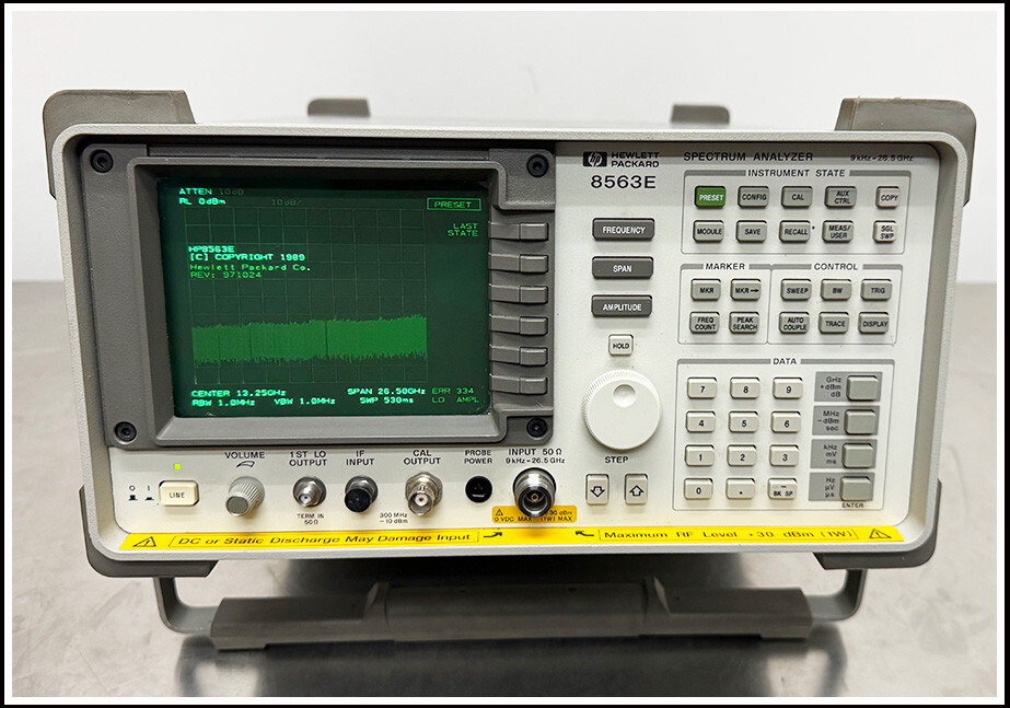HP Agilent 8563E 26.5 GHz Spectrum Analyzer
