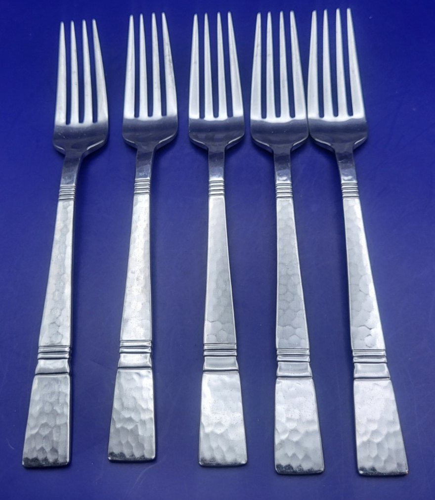 Gorham BALUSTER Stainless 18/8 Design Studios Hammered Satin CHOICE Flatware