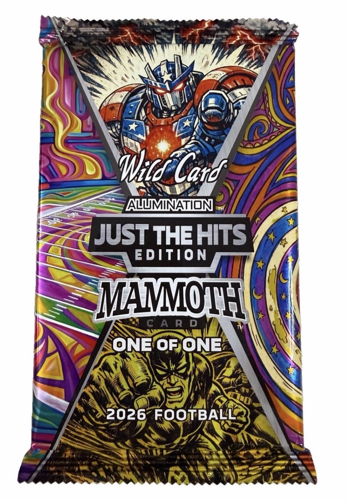 2026 Wild Card Alumination Just the Hits Mammoth Football Guaranteed 1/1 Sealed 2026 Wild Card Alumination Just the Hits Mammoth Football Guaranteed 1/1 Sealed