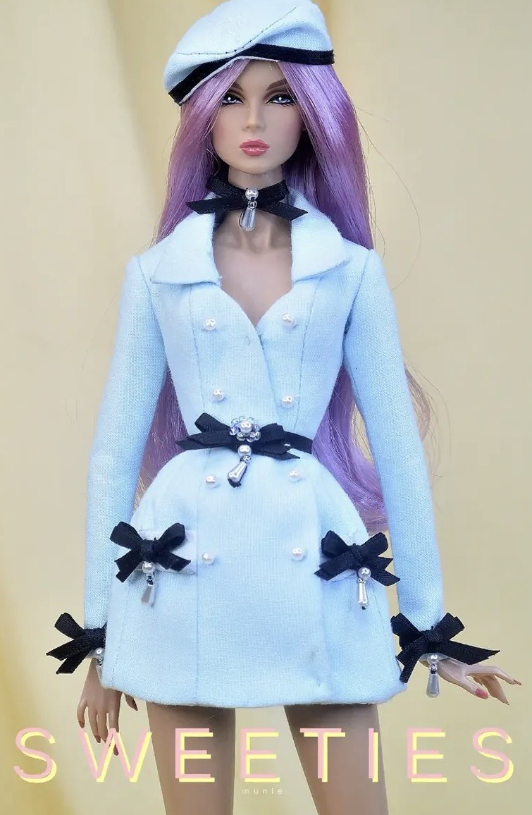Hoang Anh Khoi & Munle Custom OOAK Fashion For 12” Fashion Dolls 🍬 SWEETIES 🍬