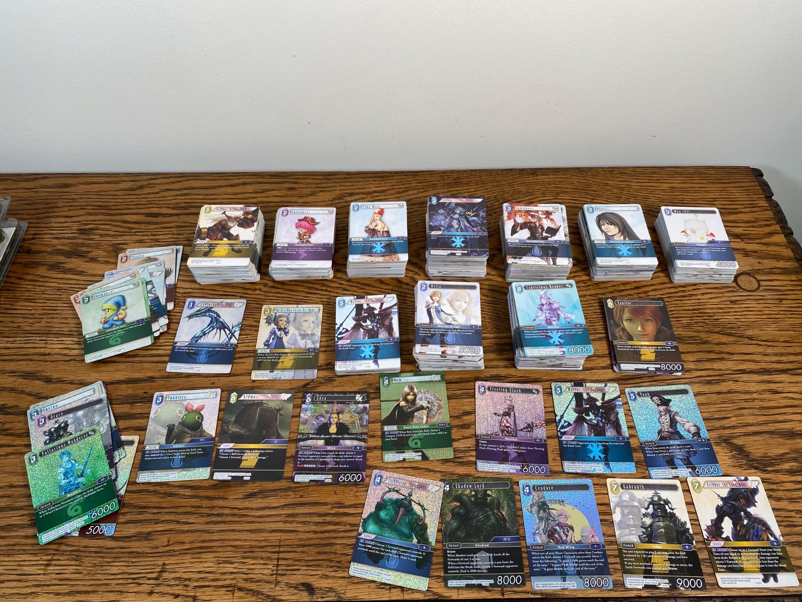 HUGE JOB LOT FINAL FANTASY TCG CARDS