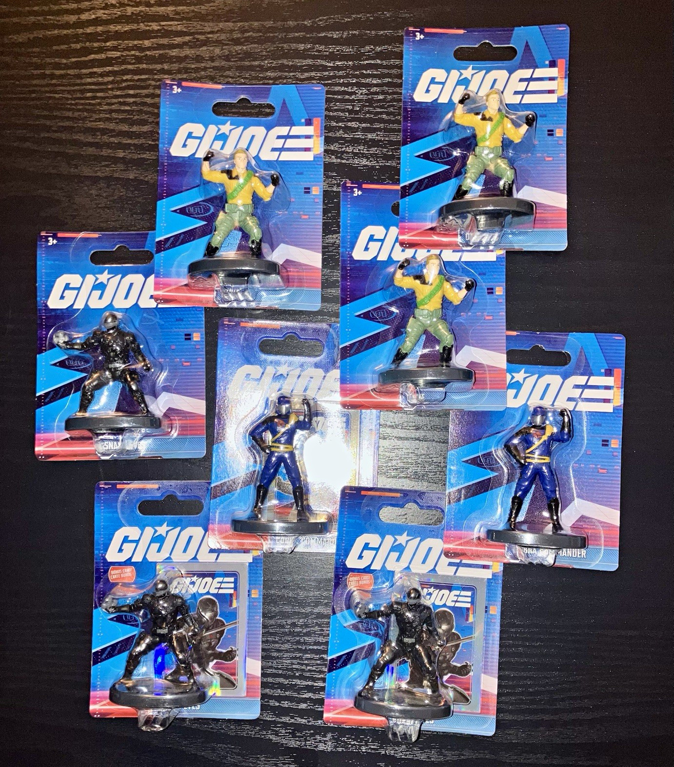 Hasbro GI Joe Lot 8 Figures Mixed Duke Snake Eyes Cobra Commander New 4” Hasbro GI Joe Lot 8 Figures Mixed Duke Snake Eyes Cobra Commander New 4”