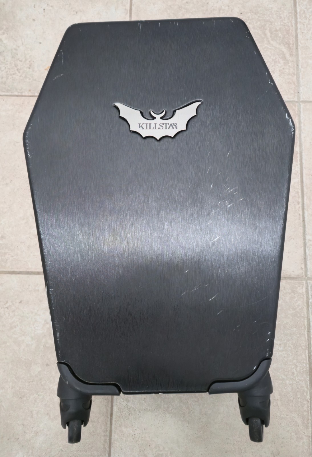 Killstar Casket Wheeled Black Suitcase Gothic Punk Alternative Lightly Used Killstar Casket Wheeled Black Suitcase Gothic Punk Alternative Lightly Used