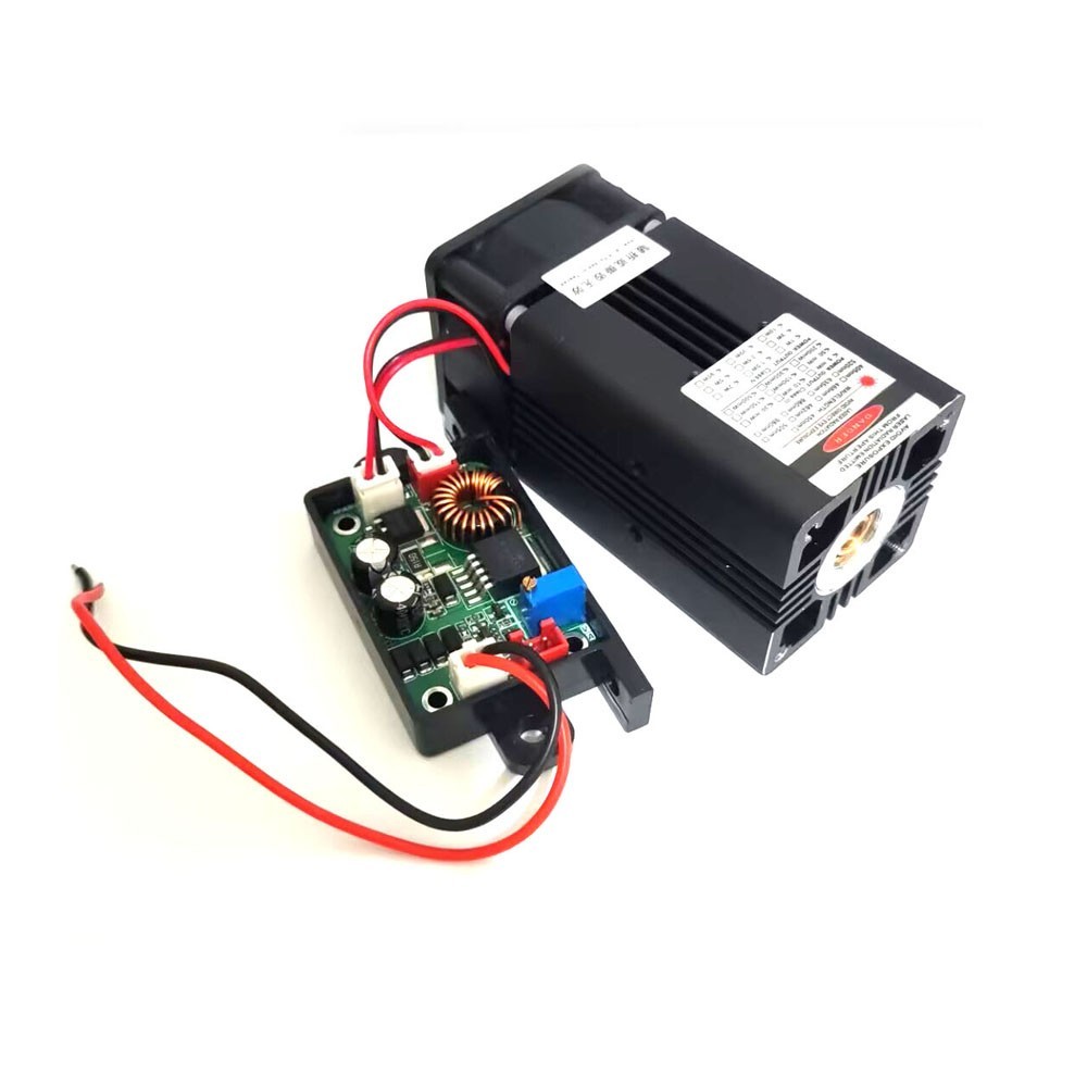 1PC Industrial 561nm 80mW Lemon Yellow Dot Laser Diode Module Driver 12V w/ TTL
