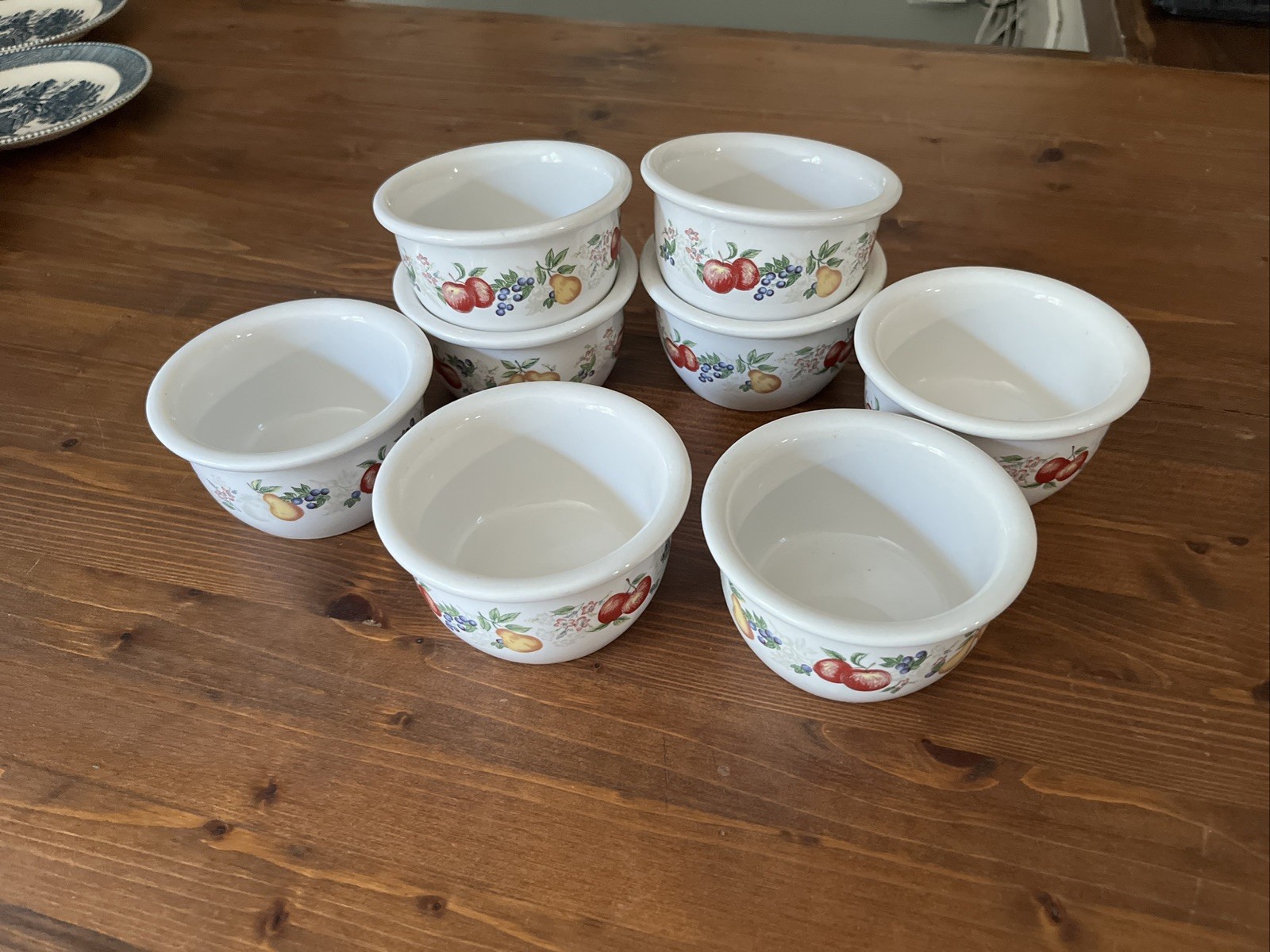 SET OF 8-Corelle Coordinates CHUTNEY FRUIT Stoneware Ramekins 7 oz. BOWLS