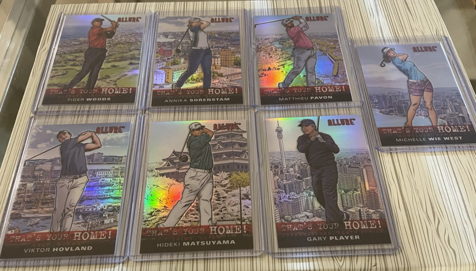 ALLURE (Upper Deck) Golf 2026 Tiger Woods THAT\'S YOUR HOME (KABOOM) Lot case Hit