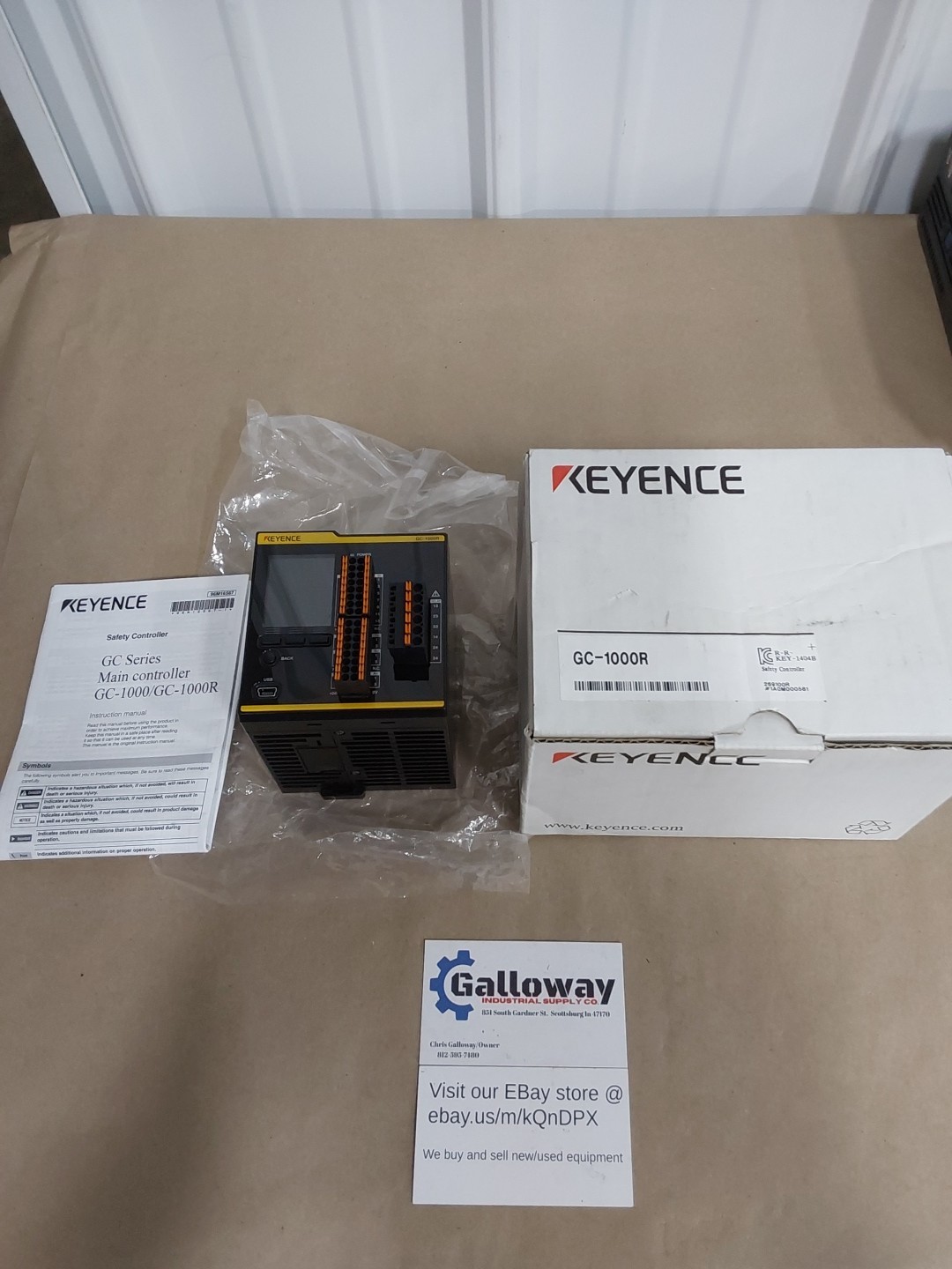 Keyence GC-1000R Safety Main Controller Relay Output Keyence GC-1000R Safety Main Controller Relay Output