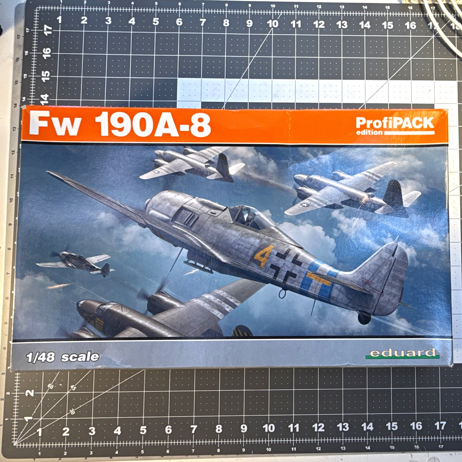 Eduard 1:48 Fw 190A-8 ProfiPACK Plastic Airplane Kit 82147 Unassembled 2019 Eduard 1:48 Fw 190A-8 ProfiPACK Plastic Airplane Kit 82147 Unassembled 2019