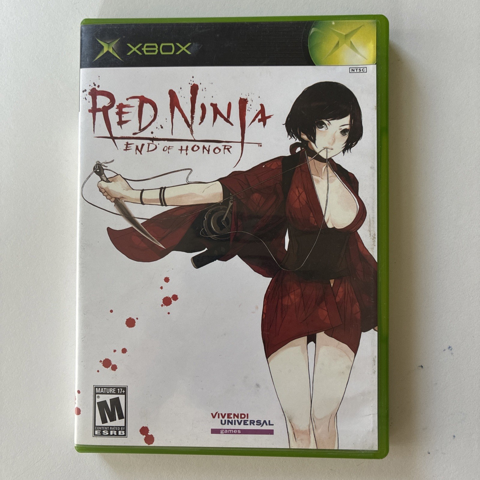 Red Ninja End of Honor (Microsoft Xbox, 2005) Complete CIB Mint Disc 