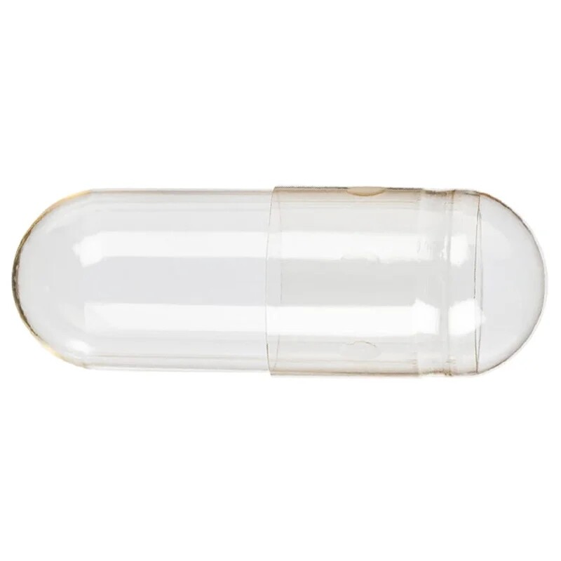 10,000pcs Size 000 Empty Gelatin Capsules Joined/Separated Kosher Clear White