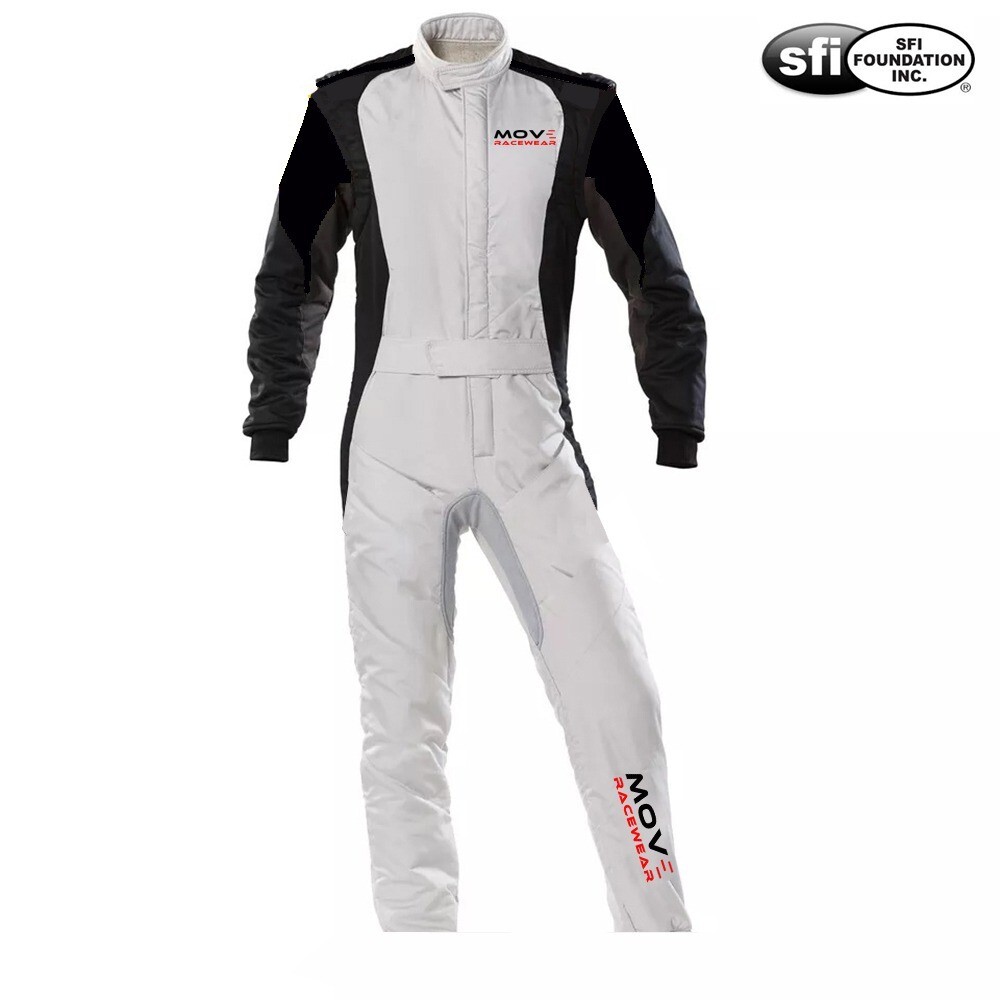 Move MR-82 SFI 3.2A/5 2-Layer Nomex Style 1-Piece Car Rally Track Racing Suit Move MR-82 SFI 3.2A/5 2-Layer Nomex Style 1-Piece Car Rally Track Racing Suit
