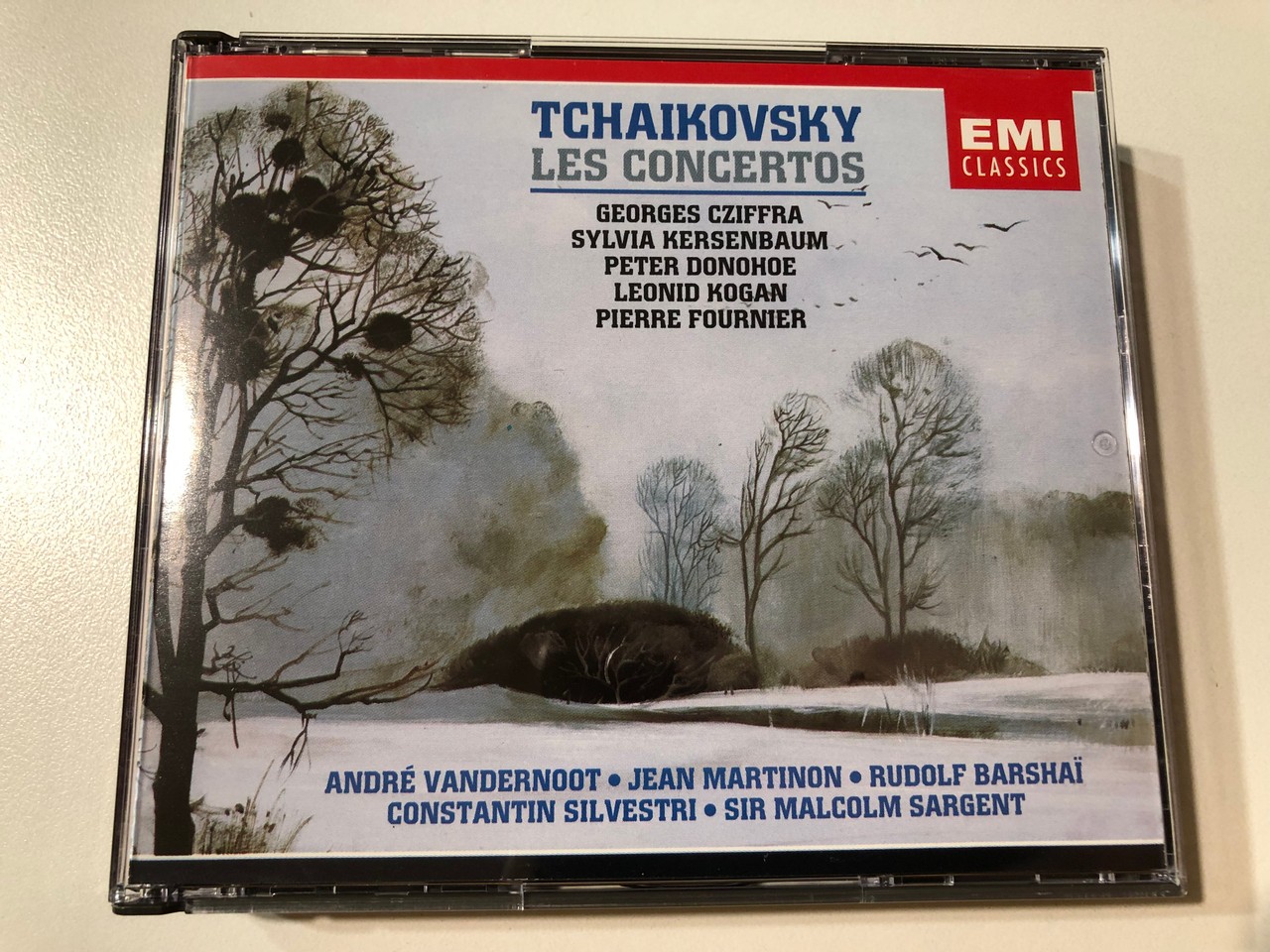 Tchaikovsky: Les Concertos - EMI Classics Remastered 2‑CD Compilation (CD) 1993 Tchaikovsky: Les Concertos - EMI Classics Remastered 2‑CD Compilation (CD) 1993