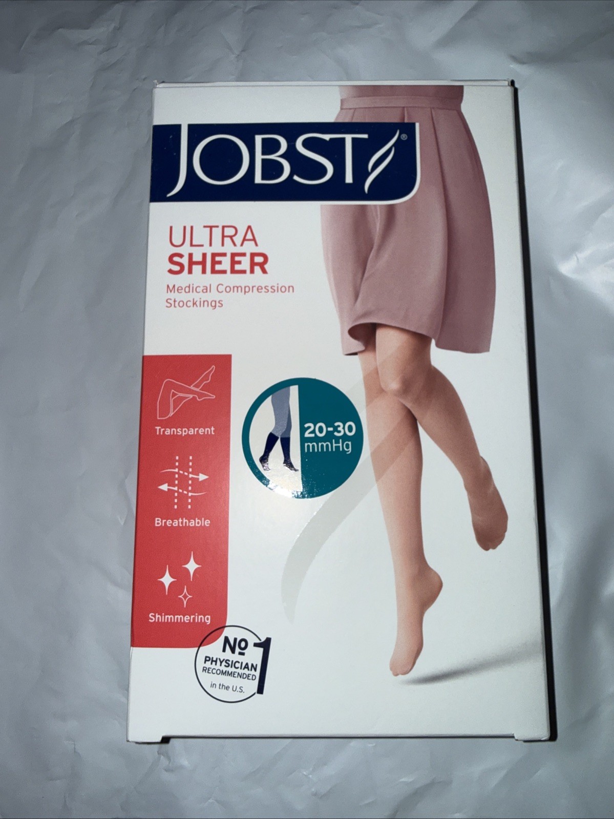 JOBST Ultra Sheer Knee High 20-30 mmHg Closed Toe Natural JOBST Ultra Sheer Knee High 20-30 mmHg Closed Toe Natural