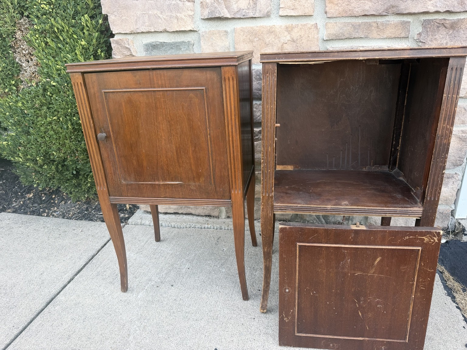 Pair Vintage Hanson Concealed Cabinet Stands Rockford Illinois Local Pickup Pair Vintage Hanson Concealed Cabinet Stands Rockford Illinois Local Pickup