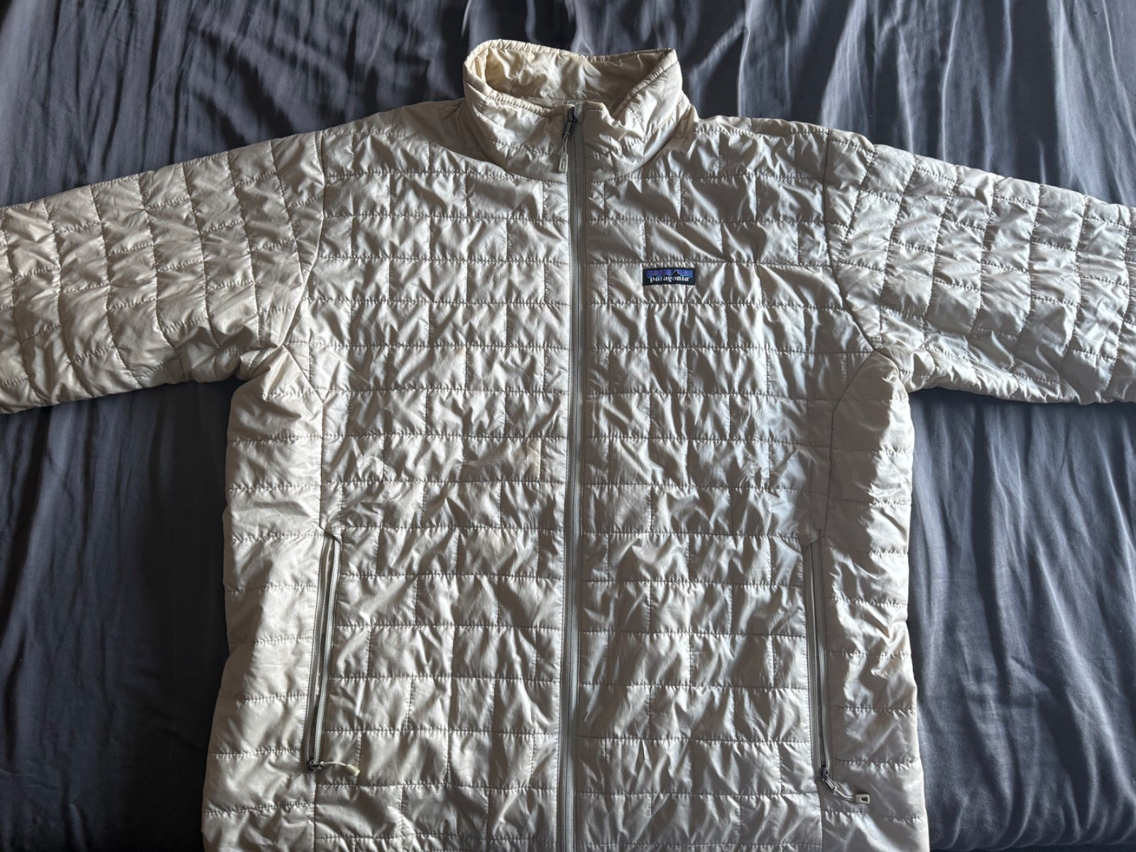 Mens Patagonia Nano Puff Cream, Tan, Off White Xl Jacket Coat Mens Patagonia Nano Puff Cream, Tan, Off White Xl Jacket Coat