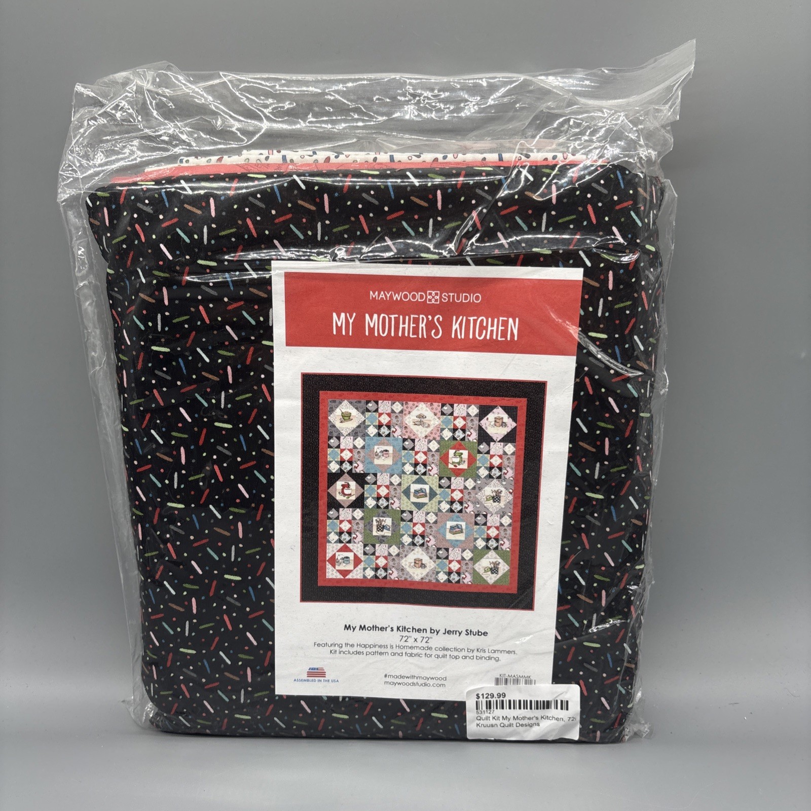 Maywood Studio My Mother’s Kitchen 72” X 72” Quilt Kit Maywood Studio My Mother’s Kitchen 72” X 72” Quilt Kit