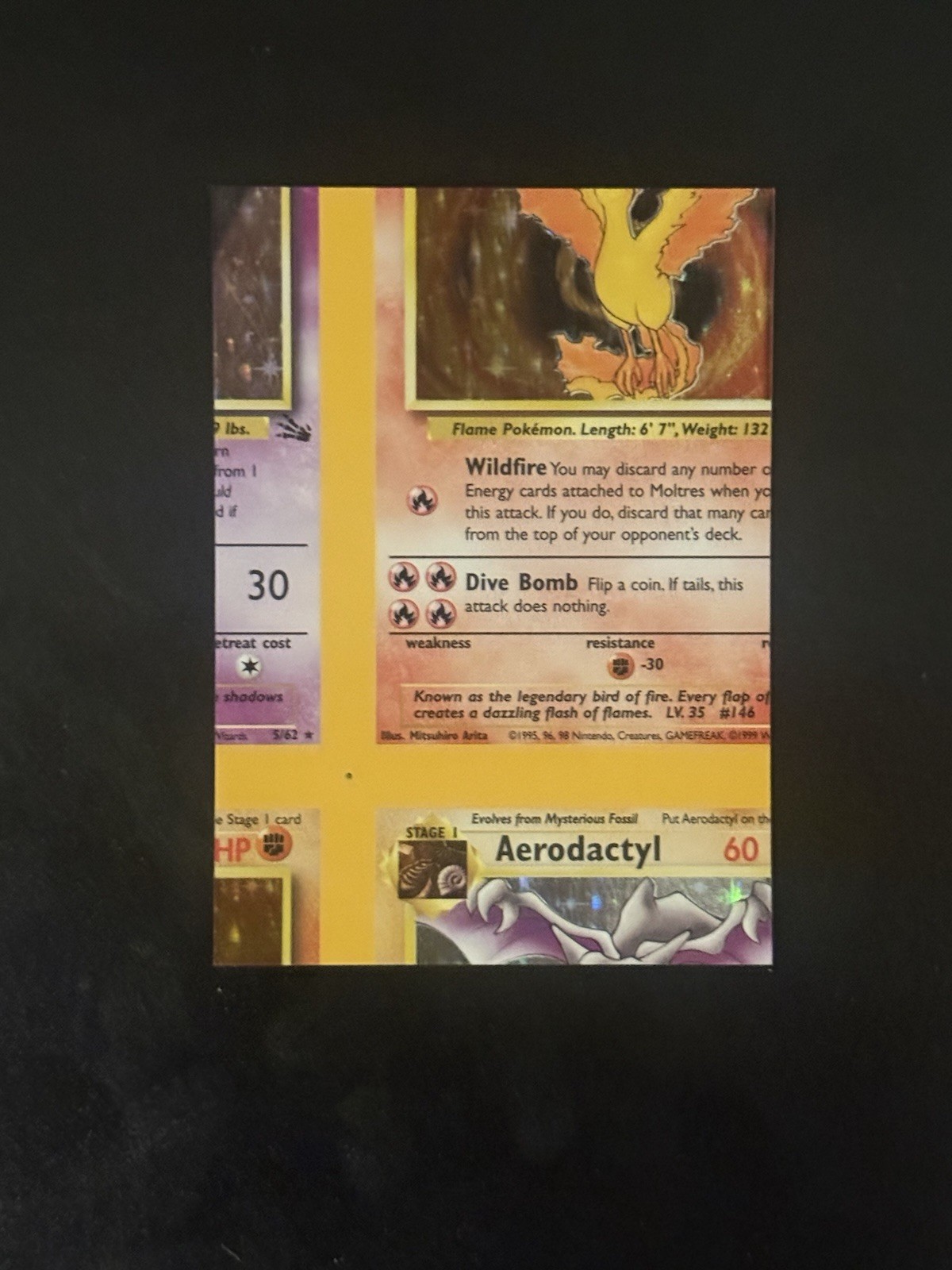 Pokemon TCG Misprint Miscut Card - English