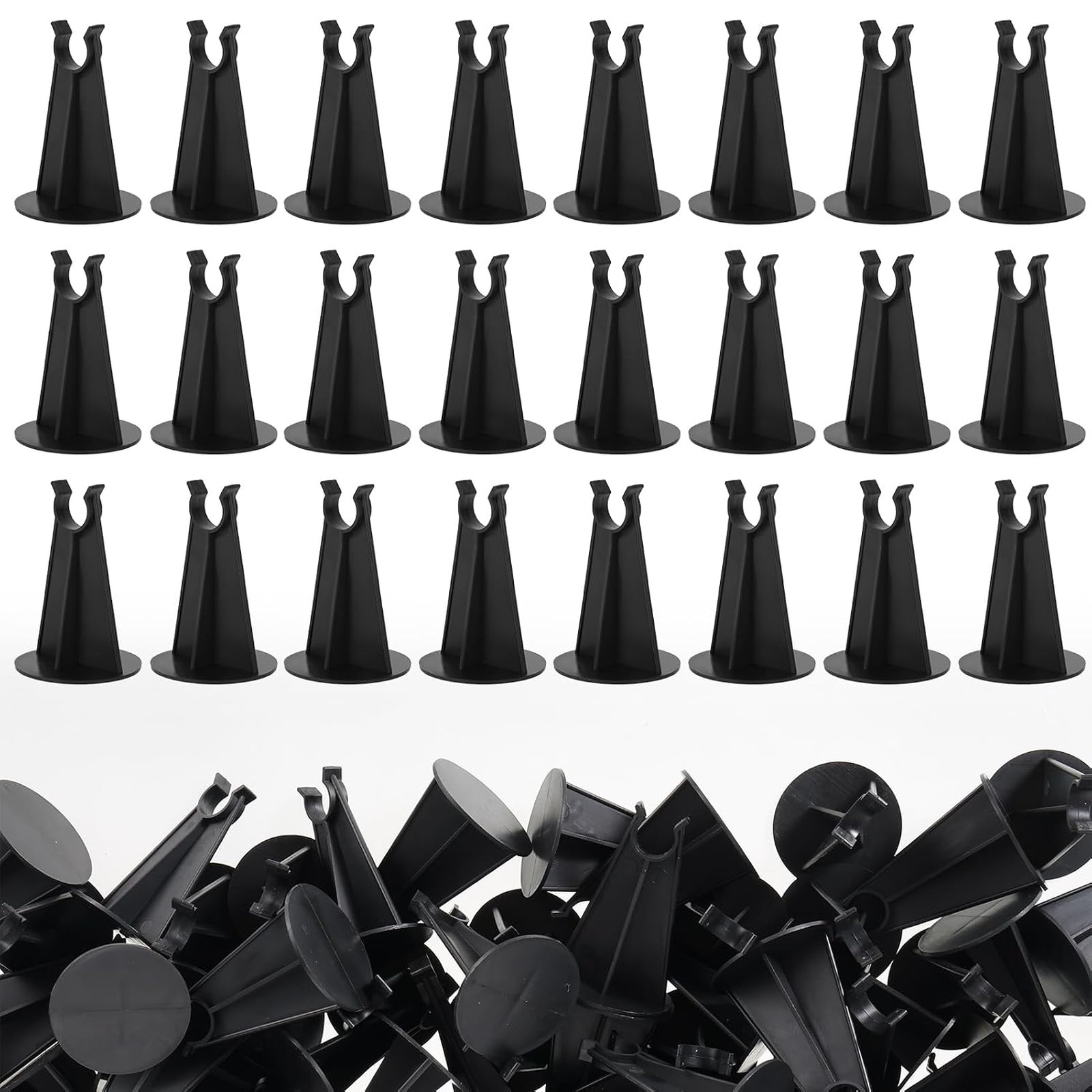 240 PCS Plastic Rebar Chair 2-1/4 Inch Length x 1.97 Diameter - Fits Rebar #3 to