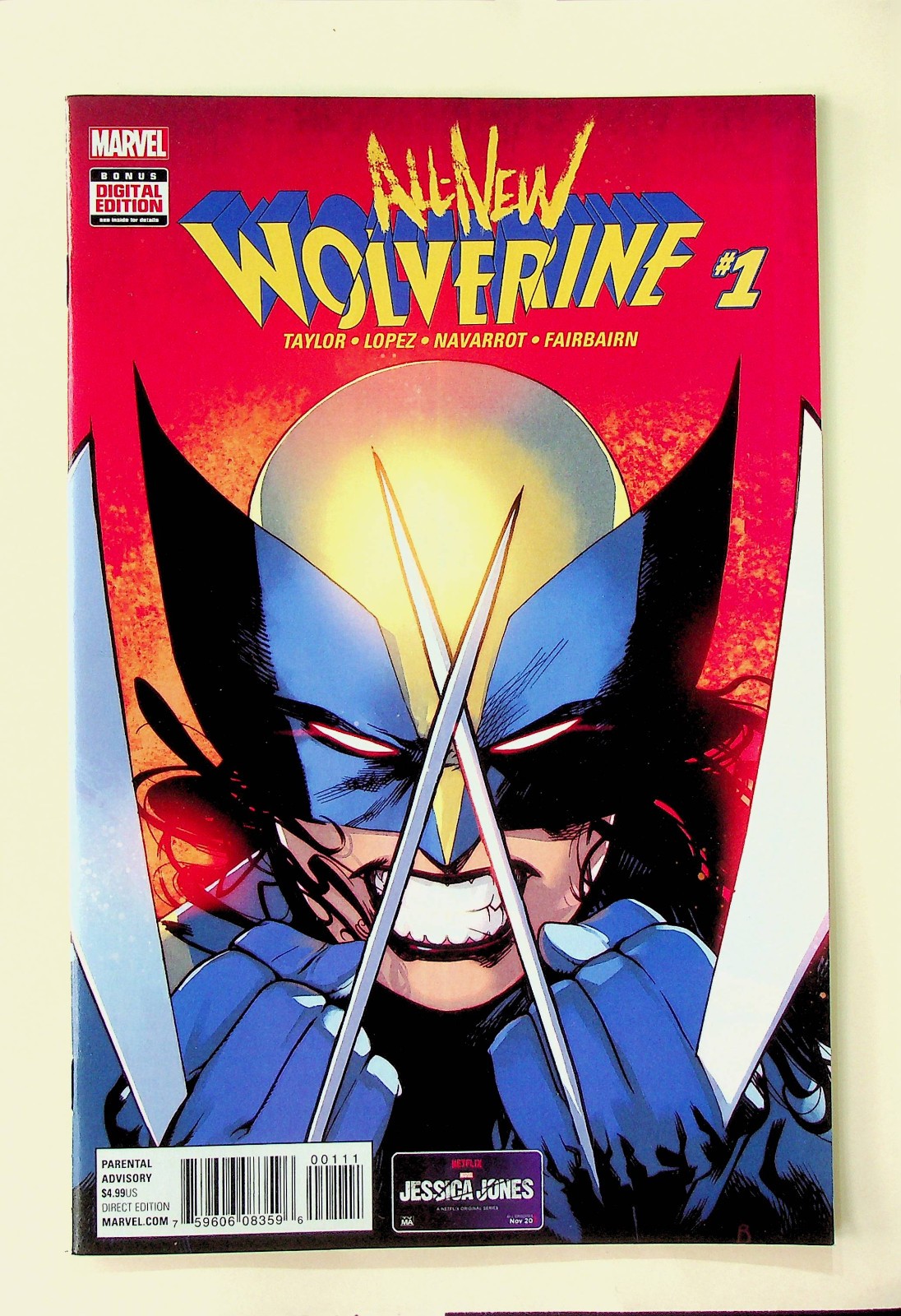 All-New Wolverine #1 (Nov 2015, Marvel) - Near Mint/Mint All-New Wolverine #1 (Nov 2015, Marvel) - Near Mint/Mint